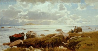 On the Coast of Rügen by Eugen Felix Prosper Bracht
